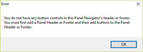 Tab Buttons Err